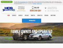 Tablet Screenshot of hcsrepair.com